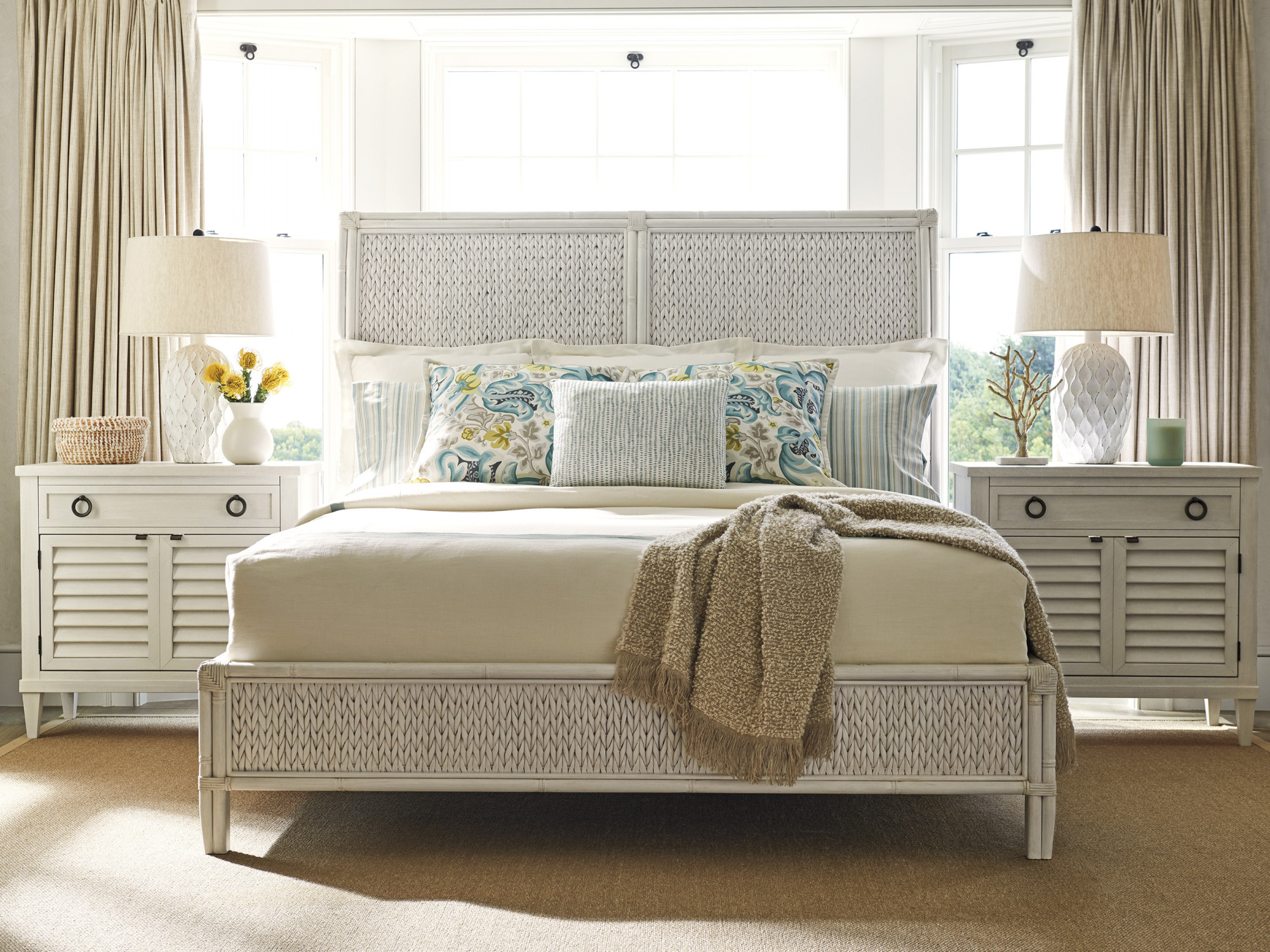 Siesta Key Woven Bed, Tommy Bahama King Bed