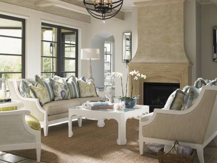 Cassava Cocktail Table With Glass Insert