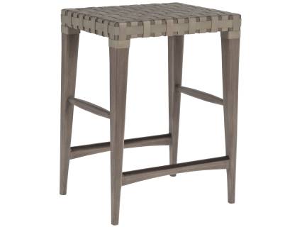 Milo Leather Backless Counter Stool