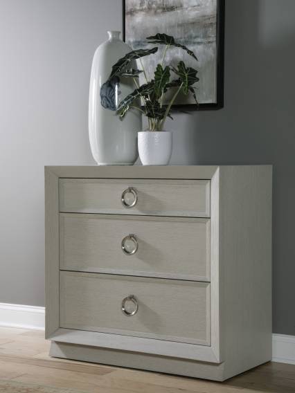 Zeitgeist White Drawer Hall Chest
