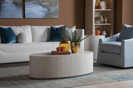 Cassio Oval Cocktail Table