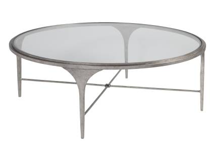 Porto Silver Round Cocktail Table