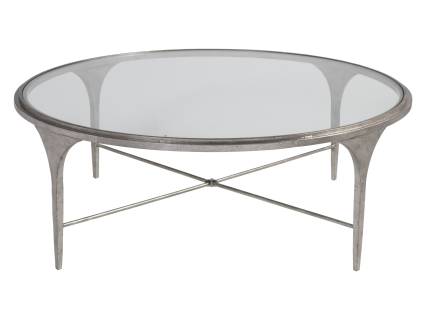 Porto Silver Round Cocktail Table