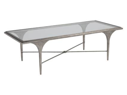 Porto Silver Rectangular Cocktail Table