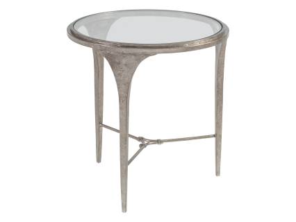 Porto Silver Round End Table