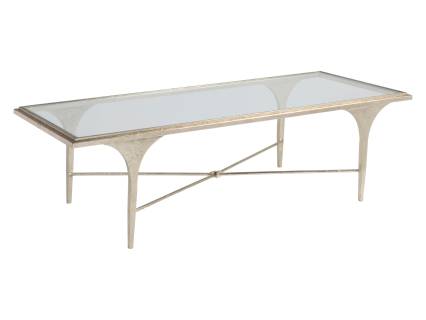 Porto Champagne Rectangular Cocktail Table