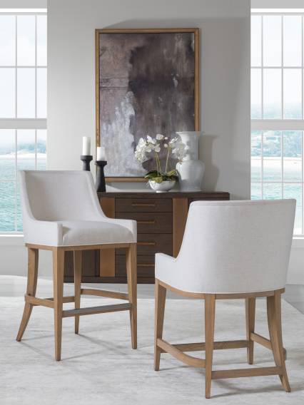 Simpatico Upholstered Bar Stool