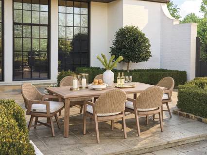 Teak Rectangular Dining Table