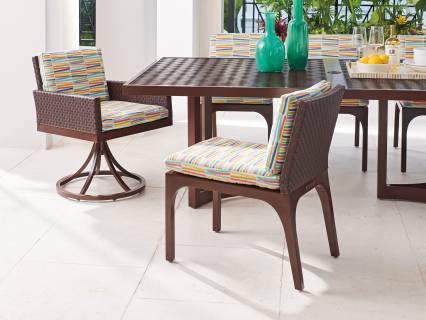 Swivel Rocker Dining Arm Chair