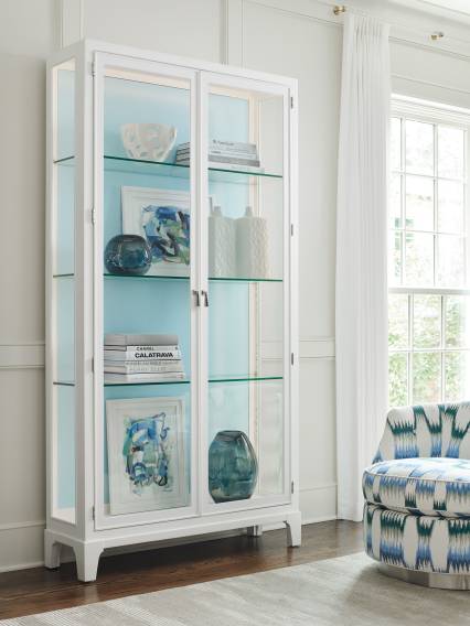 Lakeshore Curio Sky Blue Back Panel