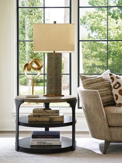 Kenya Round End Table