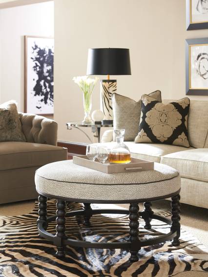 Naples Cocktail Ottoman