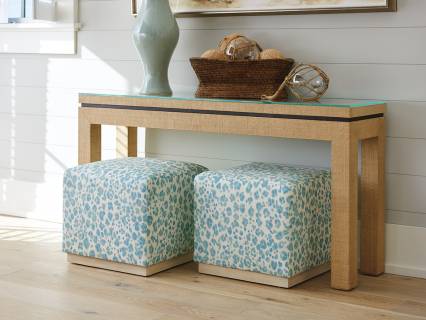 Harbor Raffia Console