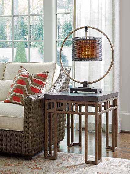 Montera Travertine End Table