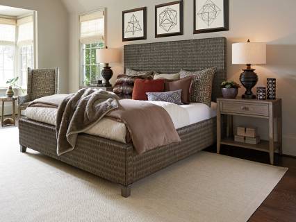 Driftwood Isle Woven Platform Bed