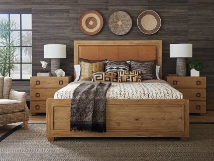 Antilles Upholstered Panel Bed