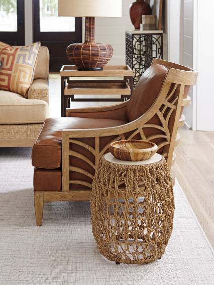 Madrid Woven Accent Table