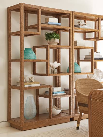 Bryce Raffia Etagere