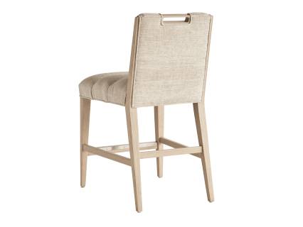 Greer Channeled Upholstered Counter Stool