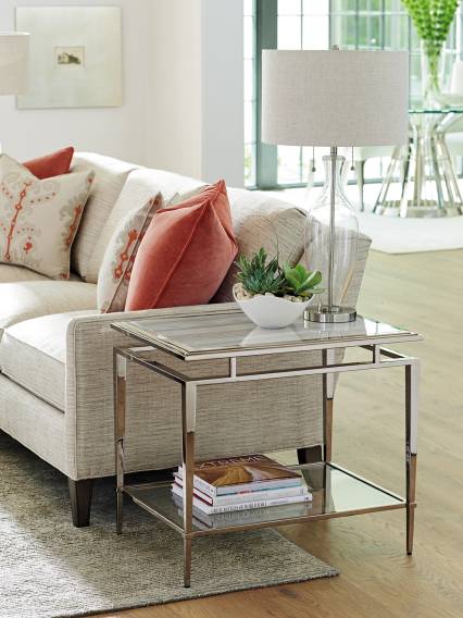 Athene Stainless End Table
