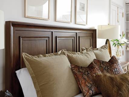 Walnut Creek Wood Panel Headboard