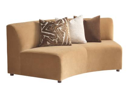 Alston Armless Curved Sofa