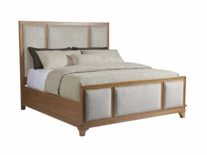 Crystal Cove Upholstered Panel Bed