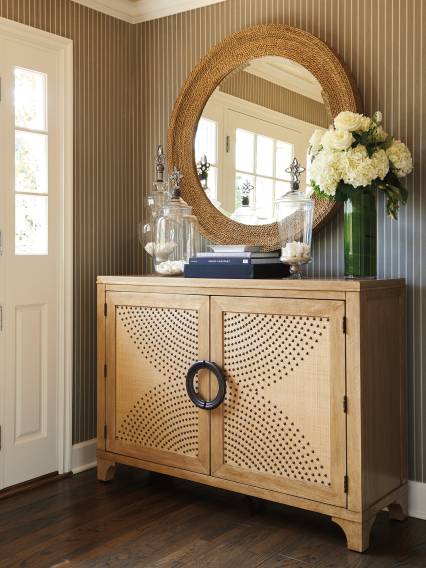 Lido Isle Nailhead Hall Chest