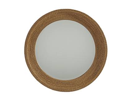 La Jolla Woven Round Mirror