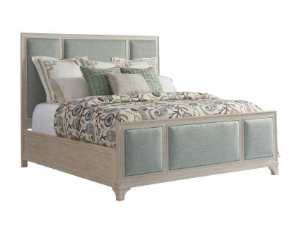 Crystal Cove Upholstered Panel Bed