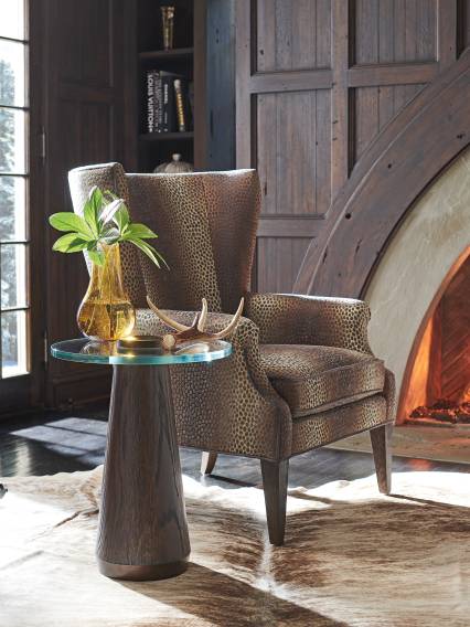 Apex Glass Top Accent Table