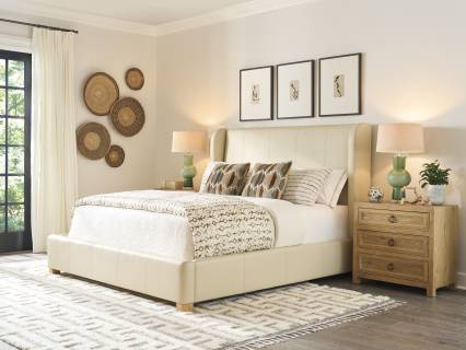 Summerland Leather Bed
