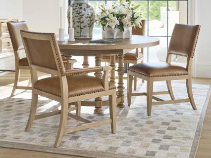 Colburn Leather Upholstered Side Chair