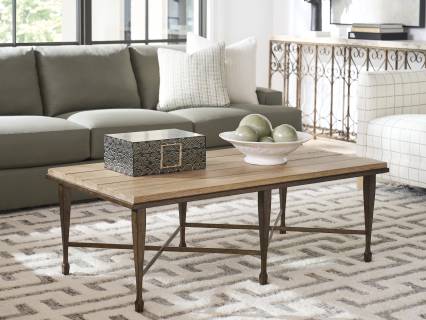 Catalonia Rectangular Metal Cocktail Table