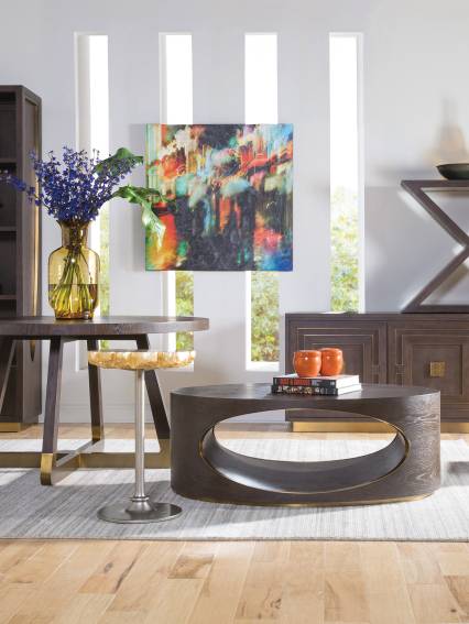 Verbatim Oval Cocktail Table