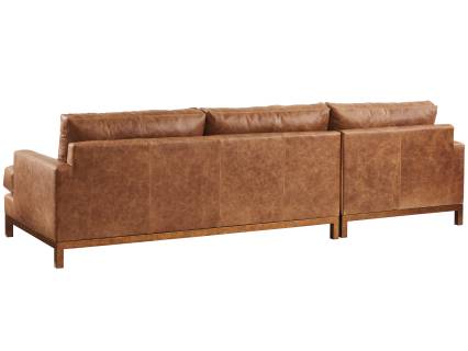 Horizon Leather Sectional Ll5178-53rcb/57lcb
