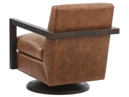 Willa Leather Swivel Chair
