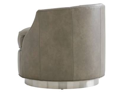 Piper Leather Swivel Chair