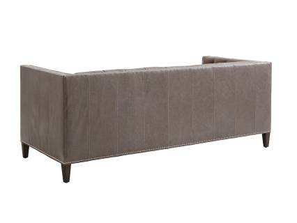 Monaco Leather Tufted Sofa