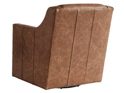 Barrier Leather Swivel Chair