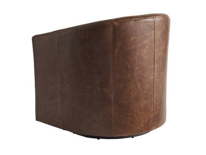 Candice Leather Swivel Chair