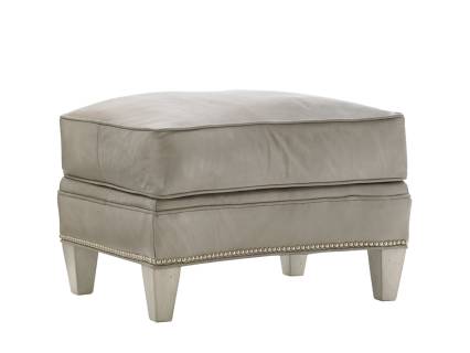 Bayville Leather Ottoman