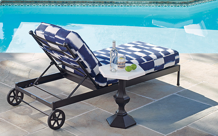 Chaise by the pool